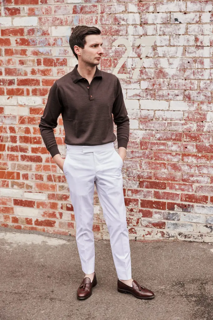 3 ways to style white trousers as the weather turns warm The Bespoke Corner Tailors